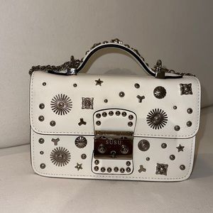 Leather crossbody bag